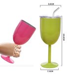 Neue Mode Edelstahl Vakuumbecher Rotwein Cocktail Kelch Kreatives Geschenk – Bild 6