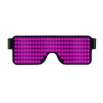 Nachtclub Bar Disco LED Licht emittierende Brille Festival Party USB Lade Shutter Dynamische Blitzbrille