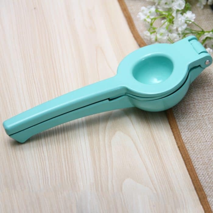 Manuelle Doppelschicht Zitronensaftpresse aus Aluminiumlegierung, zufällige Farbabgabe – Bild 2