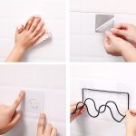 5 Stück K204 Kreatives DIY-Haushalts-Wand-Doppelschicht-Schuhlagerregal – Bild 4