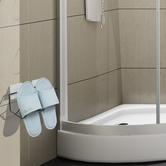 5 Stück K204 Kreatives DIY-Haushalts-Wand-Doppelschicht-Schuhlagerregal – Bild 8