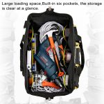 Multifunktionale Oxford-Stoff Stoffboden Elektriker Gürteltasche Wartungswerkzeuge Handtasche Umhängetasche Praktische Werkzeugtasche, Größe: 18 Zoll – Bild 3