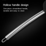 kn605 Edelstahlgriff Silikonscheibe Hochtemperaturbeständige Kochscheibe, Black, Grey, Red – Bild 5