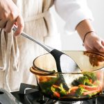 kn605 Edelstahlgriff Silikonscheibe Hochtemperaturbeständige Kochscheibe, Black, Grey, Red – Bild 6