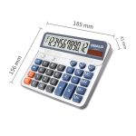 OSALO OS-6815 12-stelliger Desktop-Rechner Solar Energy Dual Power Calculator – Bild 4