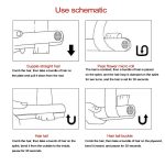Kabelloser, wiederaufladbarer Mini-USB-Haarglätter, Lockenwickler, Doppelzweck-Haarschiene – Bild 7