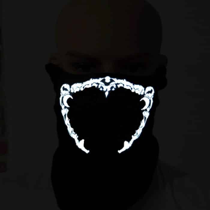 HC4381L.jpg FG-FULL-01 Halloween-Maske, Sprachsteuerung, LED, Kaltlicht, Terror, Cosplay-Maske, FG-FULL-01 – Bild 1