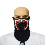 FG-FULL-01 Halloween-Maske, Sprachsteuerung, LED, Kaltlicht, Terror, Cosplay-Maske, FG-FULL-01 – Bild 2