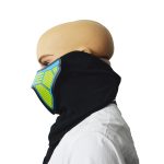 FG-MA-013 Halloween-Maske Sprachsteuerung LED Kaltlicht Terror Cosplay Maske – Bild 3