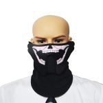 FG-MA-018 Halloween-Maske Sprachsteuerung LED Kaltlicht Terror Cosplay Maske – Bild 2