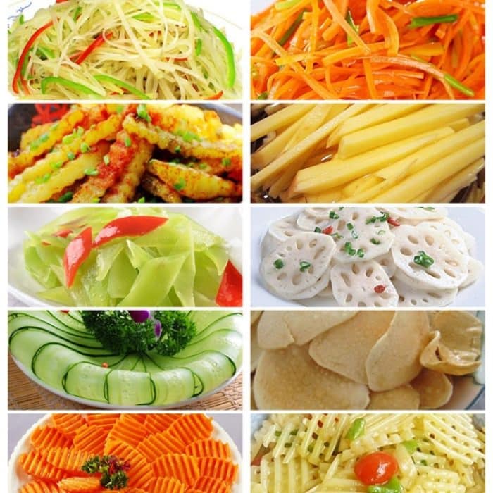 CZ-01 Multifunktionale Haushalts-Edelstahl-Handgemüseschneidemaschine Karotten-Kartoffelreibe, CZ-01 – Bild 13