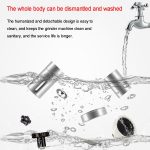 Tragbare konische Gratmühle Manuelle Edelstahl-Handkurbel-Kaffeebohnenmühle, Kapazität: 40 g – Bild 10