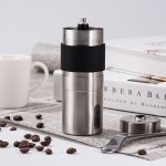 Tragbare konische Grat-Mühle-Hand-Hand-Edelstahl-Handkurbel-Kaffeebohnenschleifer, Kapazität: 30g – Bild 2