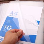 10 PCS Deli Transparenter Einzelseiten-A4-Ordner, Größe: 32,1 * 30,7 cm – Bild 2