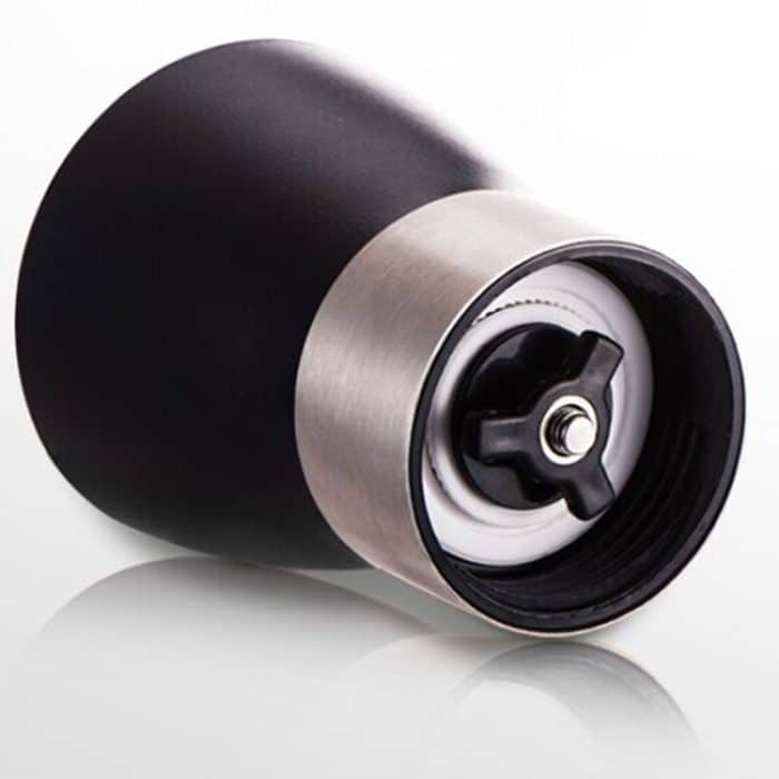 Tragbare konische Gratmühle Manuelle Gewürzkräuter-Handschleifmaschine Kaffeemühle, Kapazität: 20g – Bild 3