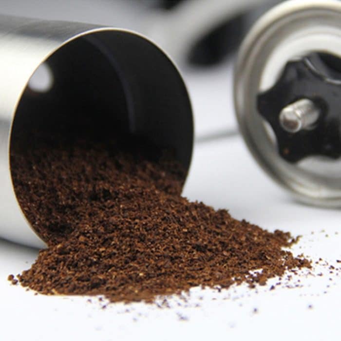 Tragbare konische Gratmühle Manuelle Edelstahl-Bohnenpfeffer-Handkurbel-Kaffeemühle, Geschenkbox-Paket – Bild 5