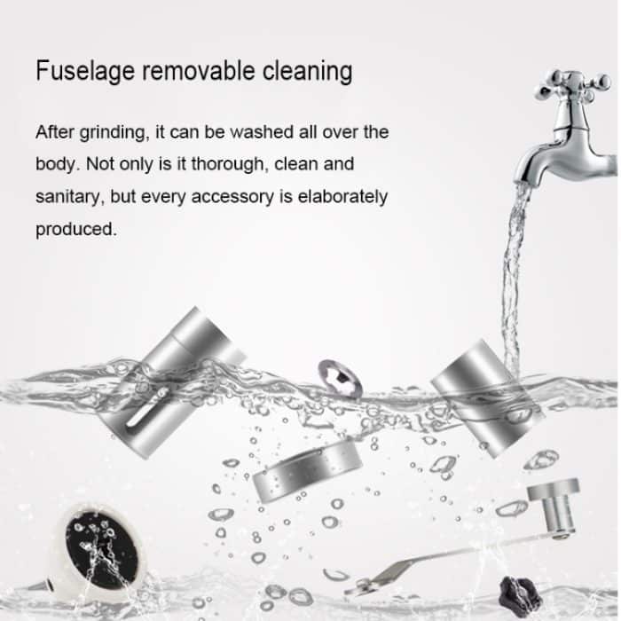 Tragbare konische Gratmühle Manuelle Edelstahl-Bohnenpfeffer-Handkurbel-Kaffeemühle, Geschenkbox-Paket – Bild 8