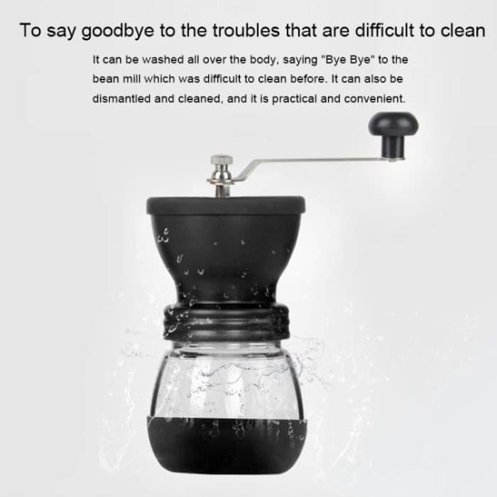 Tragbare konische Grat-Mühle-Hand-Gewürzkräuter-Handschleifmaschine Kaffeebohnenschleifer mit Dichtungs-Topf – Bild 9