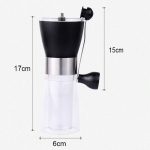 Tragbare konische Gratmühle Manuelle Gewürzkräuter Handschleifmaschine Kaffeemühle, Kapazität: 36g – Bild 6
