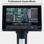 720P 4,3-Zoll-Bildschirm HD Industrial Digital Microscope – Bild 8
