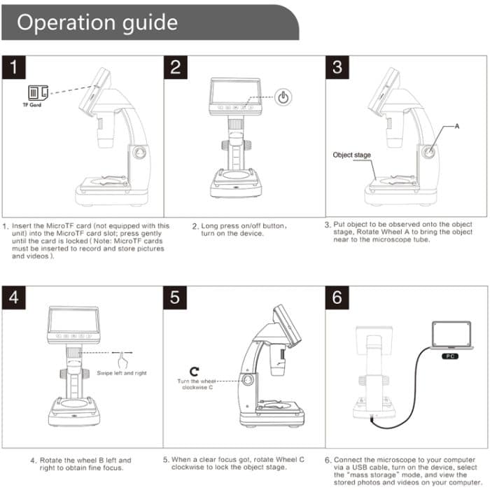 inskam306 1080P 4,3 Zoll Display HD Digitalmikroskop – Bild 8
