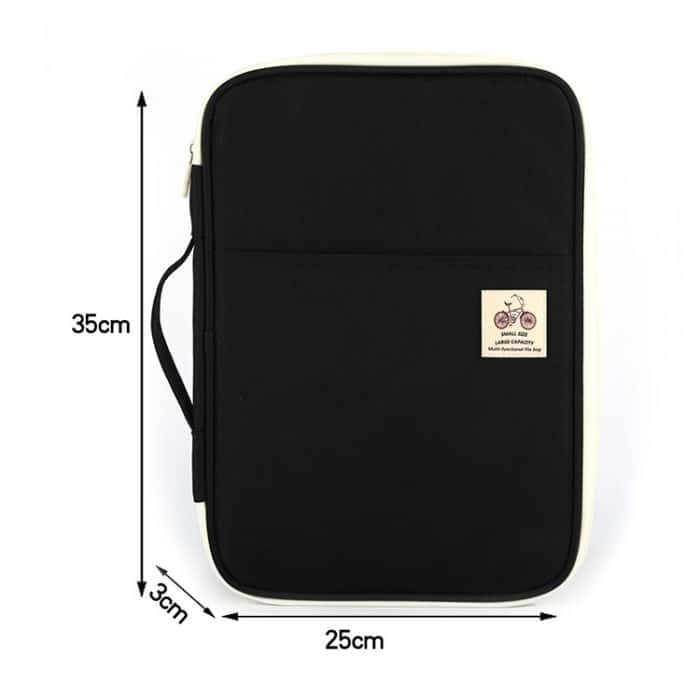 Bürobedarf, Mehrzweck-Dokumentenmappe mit Reißverschluss, A4-Aufbewahrungstasche – Bild 8