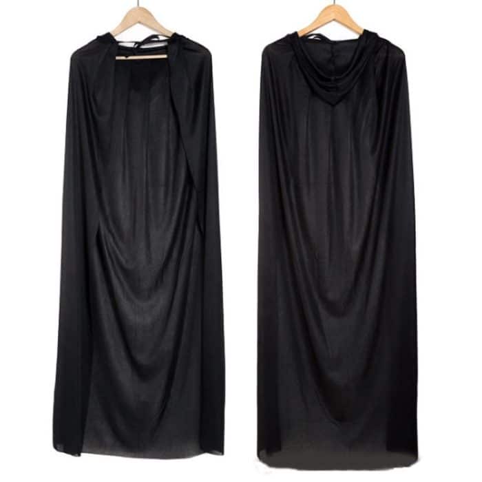 Erwachsene Cape Halloween Teufel Umhang Kostüm Festival Party Fancy Robe Schal Kostüme mit Kappe für Damen Herren, Halloween Devil Cloak – Bild 2