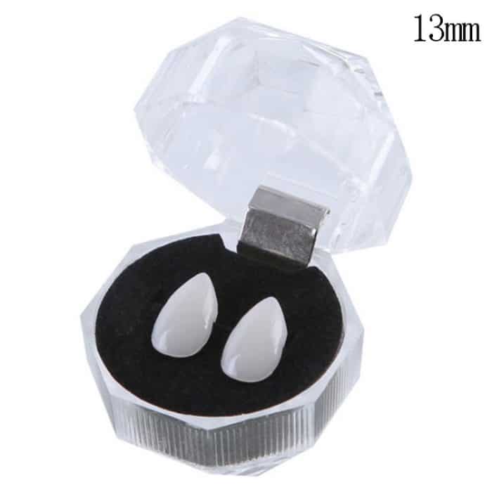 1 Paar 13mm Halloween Party Zahnersatz Requisiten Vampir Zombie Devil Fangs Zähne – Bild 2