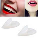 1 Paar 19mm Halloween Party Zahnersatz Requisiten Vampir Zombie Devil Fangs Zähne