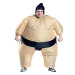 Aufblasbare Sumo-Kostüme für Erwachsene Halloween-Weihnachtsfest-Party Karneval Aufgeblasene Kleidung Wrestler-Kostüme