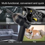 HK-6019A 3,5 W tragbarer USB Leistungsstarker Saugreiniger Computertastatur Bürstendüse Staubabscheider Handsauger-Reinigungskit zum Reinigen von Laptop-PCs / Haustieren, USB-Kabellänge: 1,8 m, DC 5 V (schwarz) – Bild 14