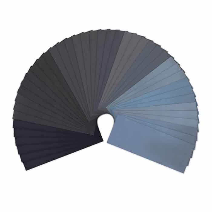 42 PCS LANHU Grit 120-3000 Nass- und Trockenpolierschleifpapier ， Größe: 22,9 x 9,1 cm – Bild 2