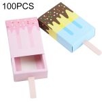 100 PCS European Creativity Ice Cream Candy Verpackungsschachtel, Größe: 10,5 * 6,8 * 2,8 cm