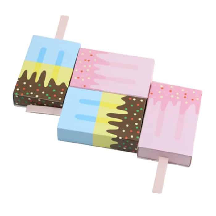 100 PCS European Creativity Ice Cream Candy Verpackungsschachtel, Größe: 10,5 * 6,8 * 2,8 cm – Bild 4