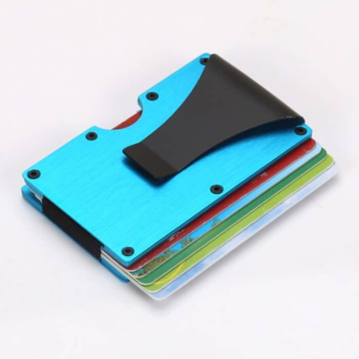 Slim Wallet Money Clip Kreditkartenhalter, zufällige Farbe – Bild 2