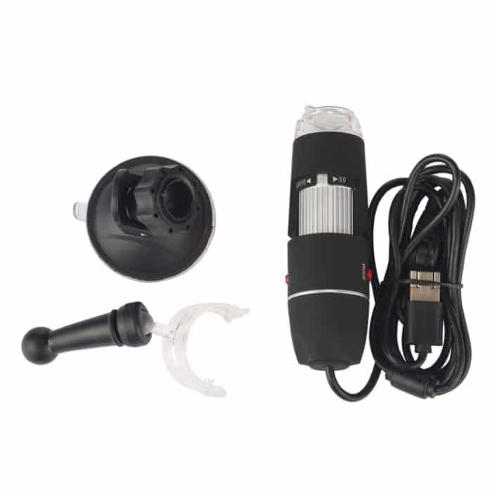 1600X Lupe HD 0,3MP Bildsensor 2 in 1 USB Digitalmikroskop mit 8 LED & Professional Stand – Bild 5