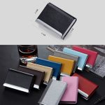 Visitenkartenetui mit Lichi-Textur, Kreditkarten-Ausweishülle – Bild 4