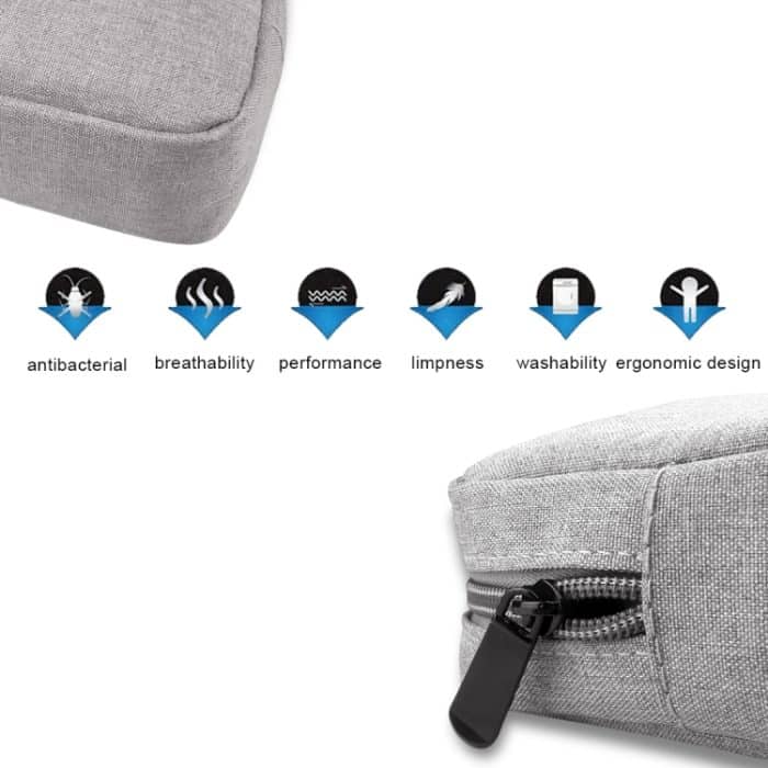 Einfache multifunktionale Reise-Aufbewahrungstasche für digitale Geräte für Telefone, Powerbank, U-Disk, Kopfhörer, Datenkabel usw., kleine Größe: 16 x 11 x 5 cm, Size: 16*11*5cm Black, Size: 16*11*5cm Pink, Size: 16*11*5cm Grey, Size: 16*11*5cm Blue... – Bild 6