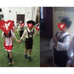 Halloween-Kostüm Kinder Bierkostüm Oktoberfest-Anzüge Cosplay im englischen Stil, Größe: M, Taille: 72 cm, Kleiderlänge: 56 cm, lange Hose: 43 cm, empfohlene Größe: 125-135 cm – Bild 5