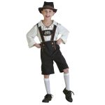 Halloween-Kostüm Kinder Bierkostüm Oktoberfest-Anzüge Cosplay im englischen Stil, Größe: L, Taille: 76 cm, Kleiderlänge: 59 cm, lange Hose: 46 cm, empfohlene Größe: 115-125 cm