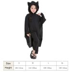 Halloween Kostüm Kinder Jumpsuit Fledermaus Stil Cosplay Kostüme Bühnenanzug Größe: S, empfohlene Höhe: 105-115cm – Bild 8