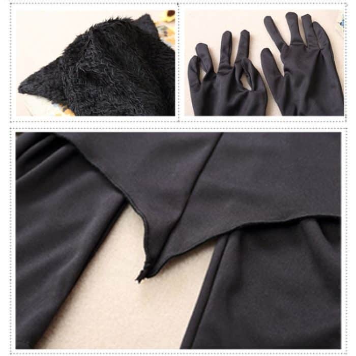 Halloween Kostüm Kinder Jumpsuit Fledermaus Stil Cosplay Kostüme Bühnenanzug Größe: L, empfohlene Höhe: 130-140cm – Bild 4