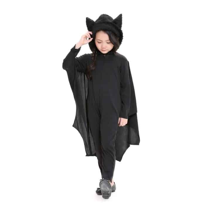 Halloween Kostüm Kinder Jumpsuit Fledermaus Stil Cosplay Kostüme Bühnenanzug Größe: XL, empfohlene Höhe: 140-155cm – Bild 7