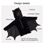 Halloween-Kostüm Kinder und Frauen Fledermaus Vampir Kleidung Bühnenperformance Cosplay Kleidung, Größe: L, Büste: 94 cm, Kleidung lang: 73 cm, empfohlene Höhe: 150-160 cm – Bild 6