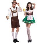 Halloween-Kostüm Männer Bierkostüm Oktoberfest-Anzüge Bühnenperformance im englischen Stil Cosplay-Kleidung, Größe: L, Brustumfang: 100 cm, Taille: 99 cm, Kleiderlänge: 69 cm, lange Hose: 50 cm – Bild 7