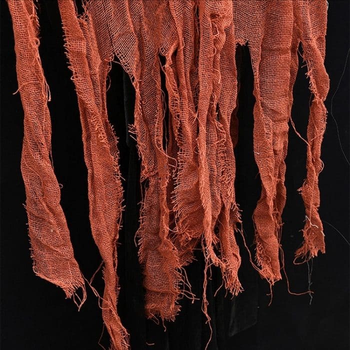 Halloween Hängen Geist Harz Elektrische Schädel Bar Tür Willkommen Geist Stimme Skelett Requisiten Dekorationen, Electric Skull(Dark Blue), Electric Skull(Orange) – Bild 4