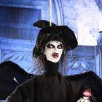 Fliegender hängender Geist mit gruseligem Sound und Bewegung für Halloween-Dekorationen, Hanging Ghost(Black), Hanging Ghost(Grey), Hanging Ghost(White) – Bild 6