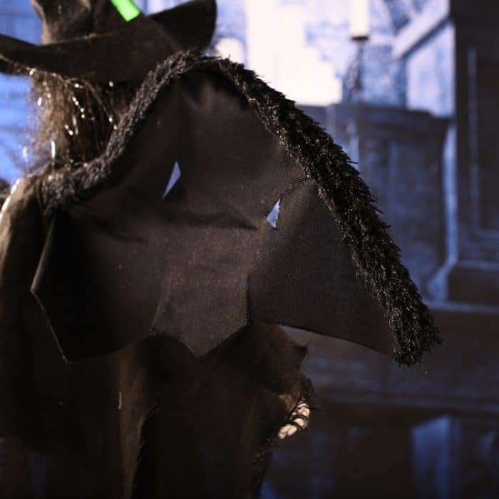 Fliegender hängender Geist mit gruseligem Sound und Bewegung für Halloween-Dekorationen, Hanging Ghost(Black), Hanging Ghost(Grey), Hanging Ghost(White) – Bild 7