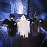 Fliegender hängender Geist mit gruseligem Sound und Bewegung für Halloween-Dekorationen, Hanging Ghost(Black), Hanging Ghost(Grey), Hanging Ghost(White) – Bild 9