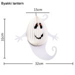 3 PCS / Set Kreative lustige Halloween Ghost Bats Spider Anhänger Papierdekoration und Requisiten Horror – Bild 2